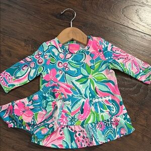 Lilly Pulitzer Kids Dress - Pink and Blue Floral